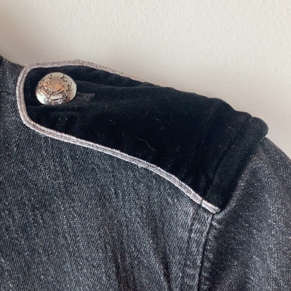 LRL Vintage Black Military Style Jacket NWT - Picture 9 of 11